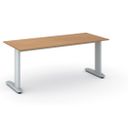 Büroschreibtisch PRIMO FLEXIBLE, 180x80 cm, Buche