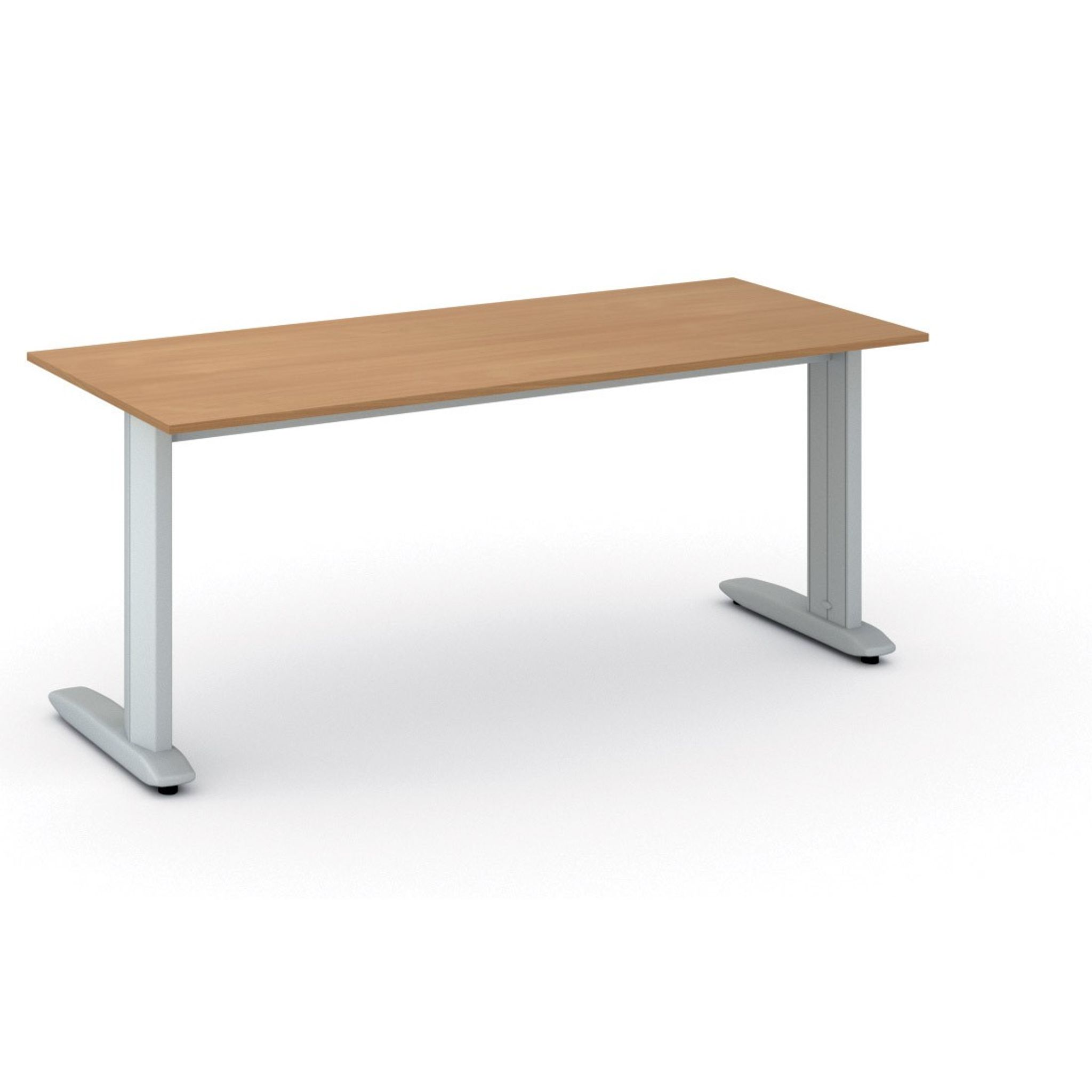 Büroschreibtisch PRIMO FLEXIBLE, 180x80 cm, Buche