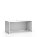 Büroschreibtisch SEGMENT, 162x80 cm, weiß