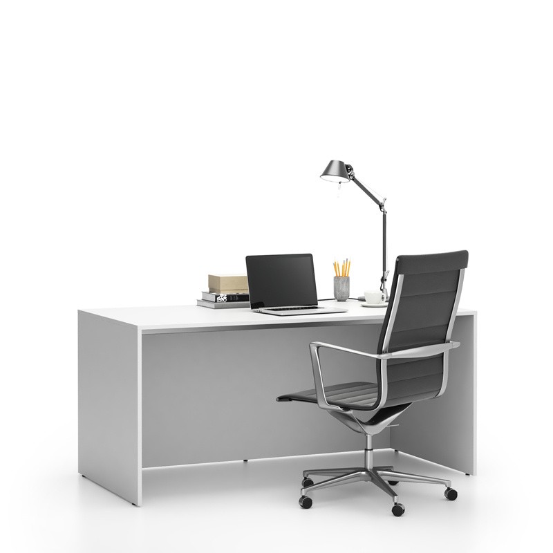 B2B Partner Büroschreibtisch SEGMENT, 162x80 cm, weiß