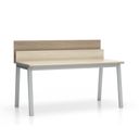 Büroschreibtisch SINGLE LAYERS, 160x80 cm, mit Trennwänden, Eiche natur/Eiche gebeizt Büroschreibtisch SINGLE LAYERS, 160x80 cm, mit Trennwänden, Eiche natur/Eiche gebeizt