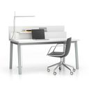 Büroschreibtisch SINGLE LAYERS, 160x80 cm, mit Trennwänden, weiß Büroschreibtisch SINGLE LAYERS, 160x80 cm, mit Trennwänden, weiß