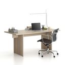 Büroschreibtisch SOLID Single, 180x80 cm, Eiche natur