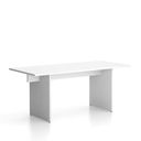 Büroschreibtisch SOLID Single, 180x80 cm, weiß