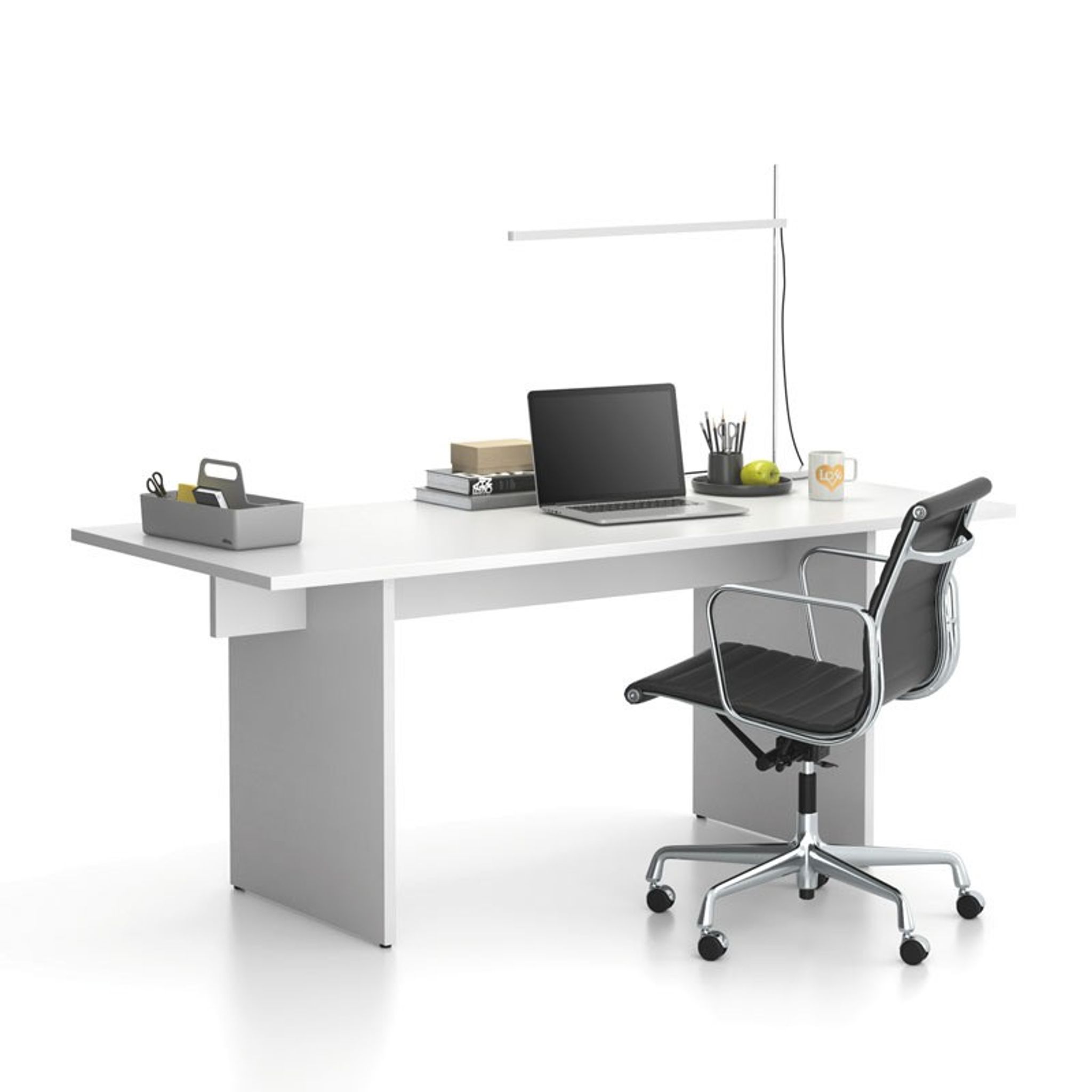 Büroschreibtisch SOLID Single, 180x80 cm