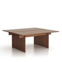 Büroschreibtish SOLID Double, 180x165 cm, Nussbaum