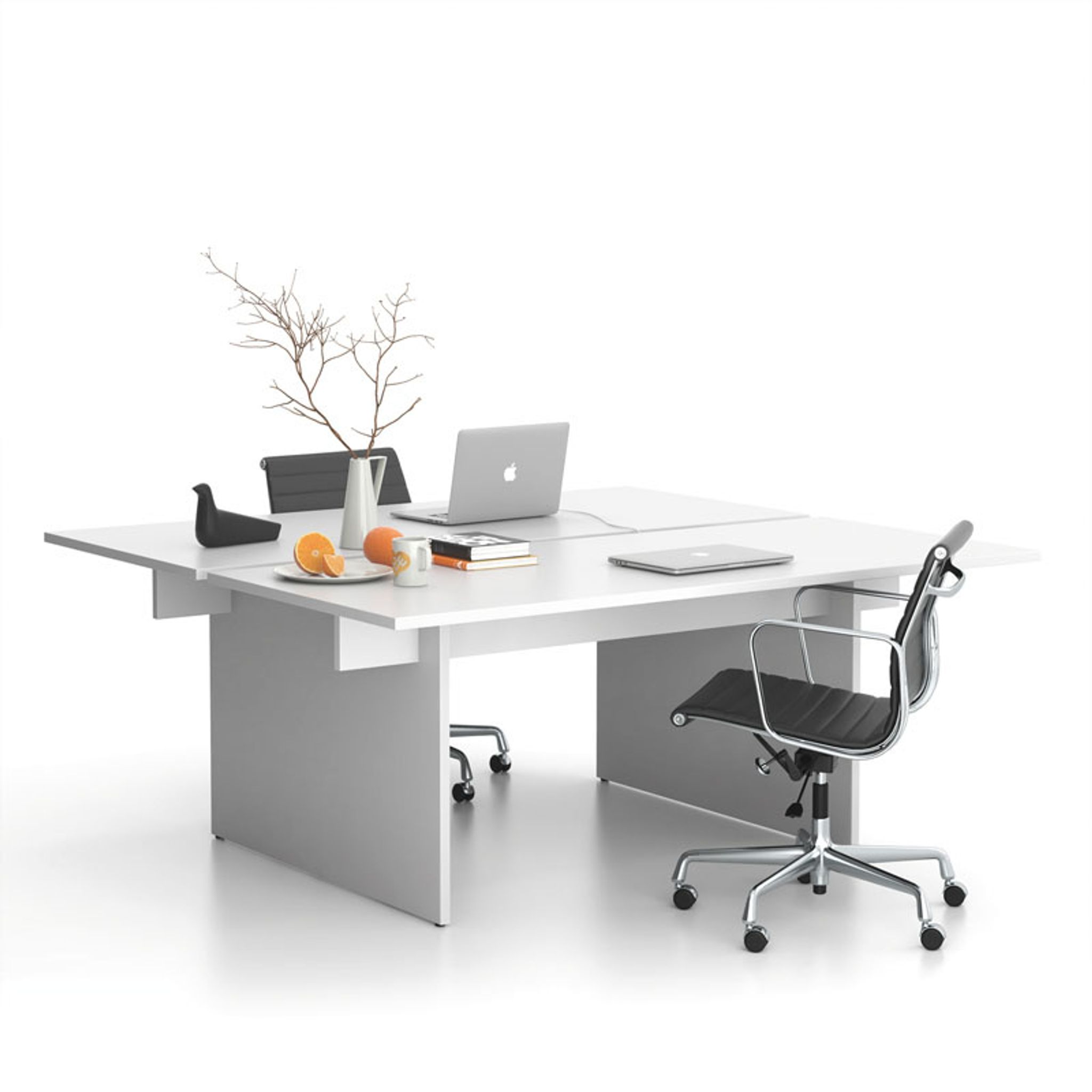 Büroschreibtish SOLID Double, 180x165 cm