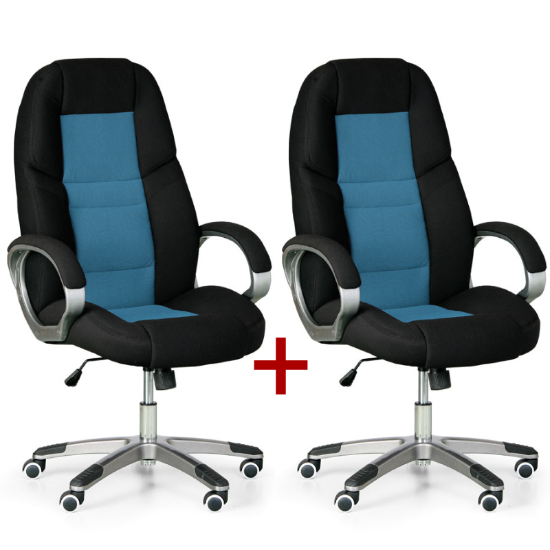 B2B Partner Bürosessel KEVIN 1+1 GRATIS, blau
