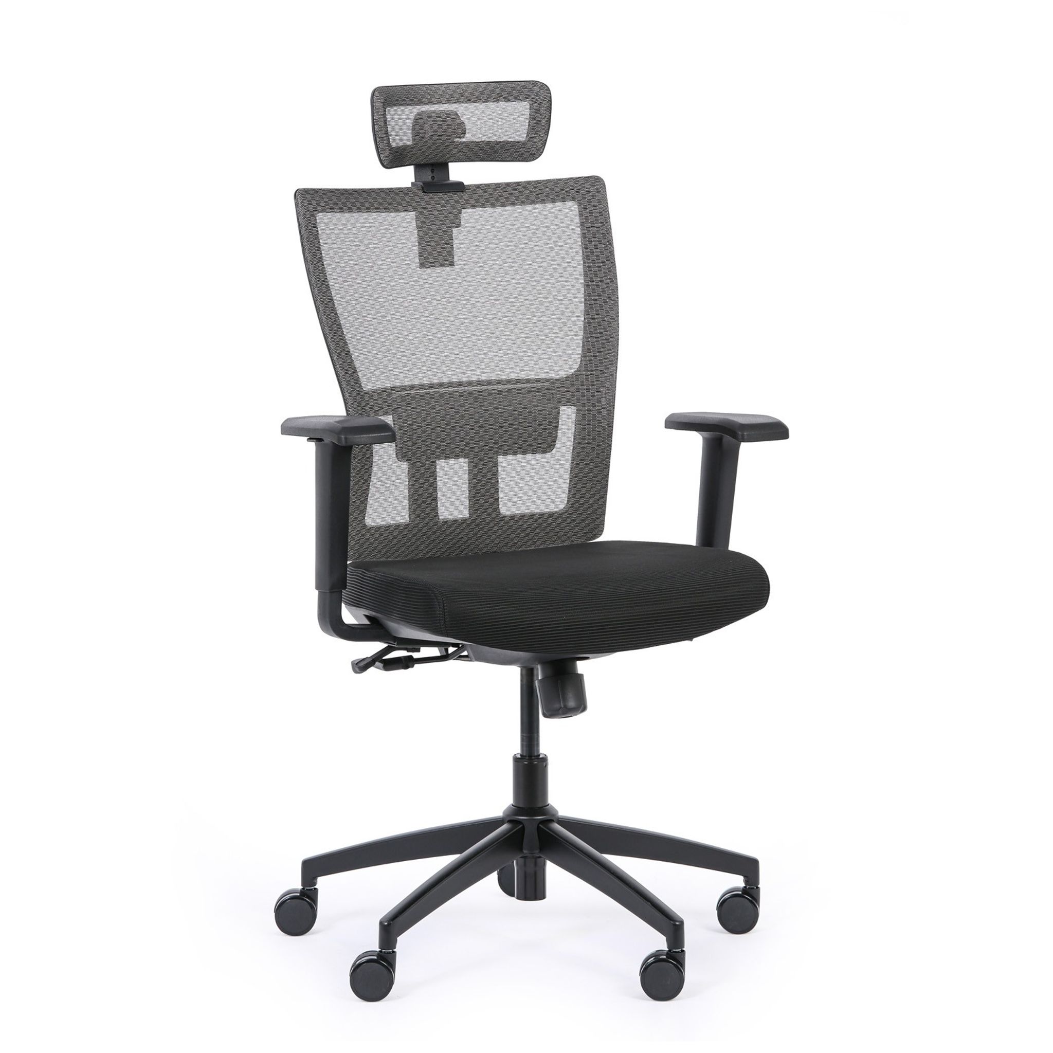 Bürostuhl AM, schwarz/grau
