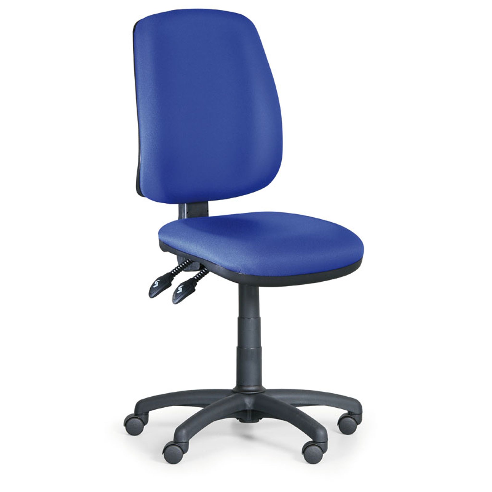 Bürostuhl ATHEUS ohne Armlehnen, blau