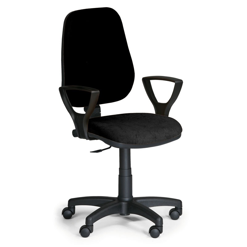 B2B Partner Bürostuhl COMFORT PK, mit Armlehnen - schwarz