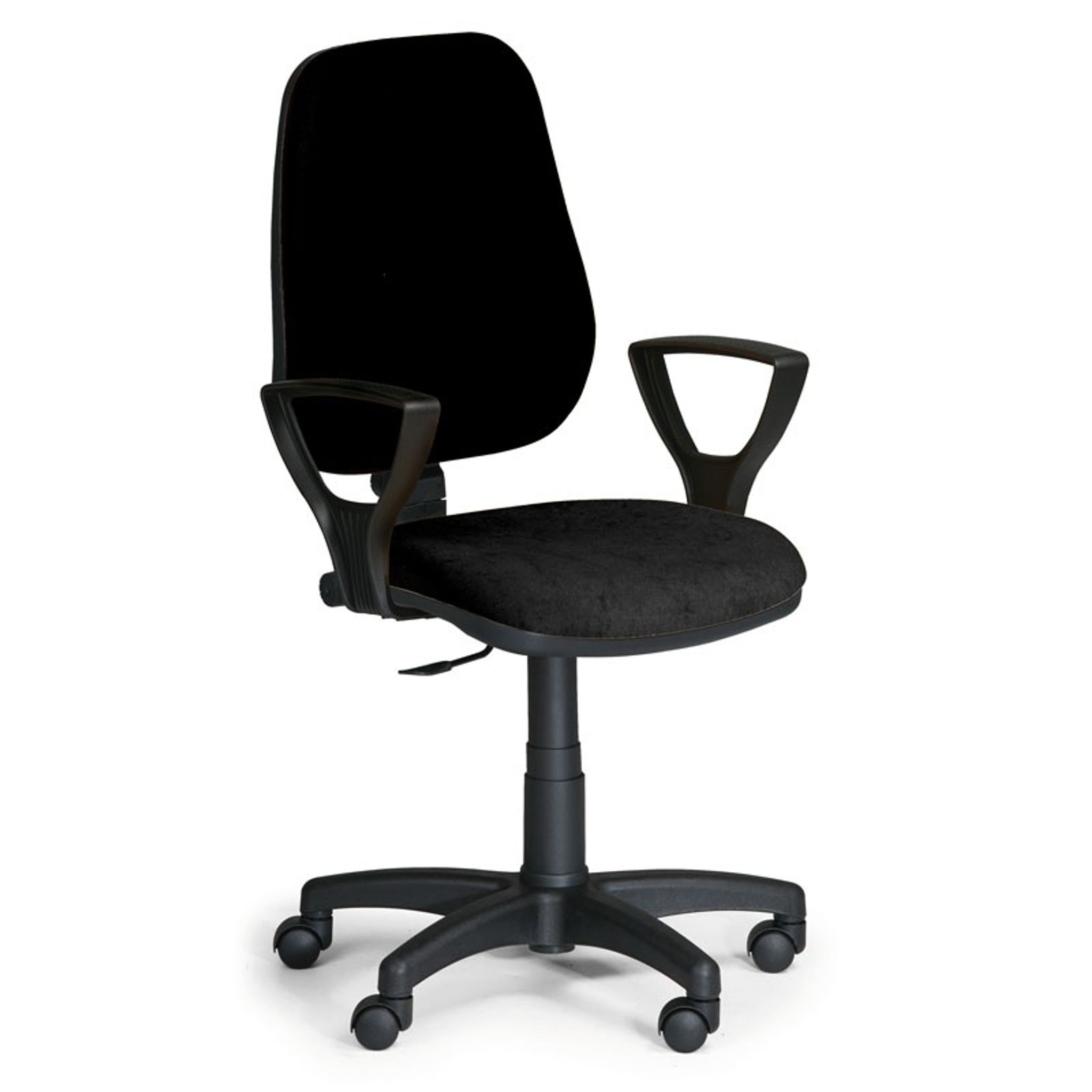 Bürostuhl COMFORT PK, mit Armlehnen - schwarz