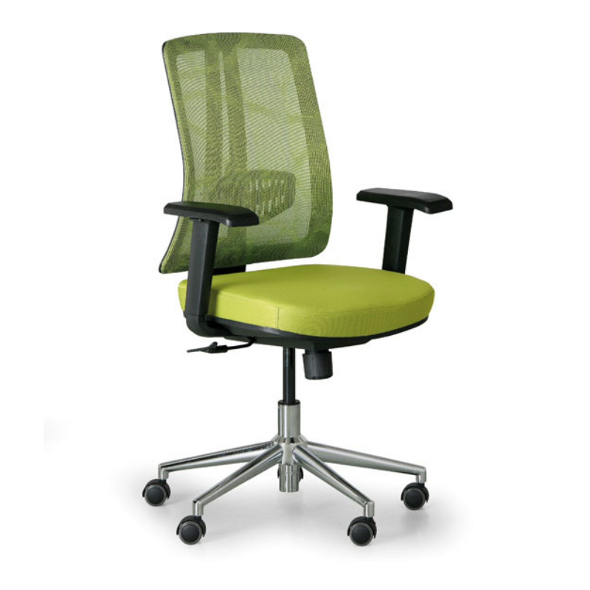 Bürostuhl HUMAN, schwarz/grün