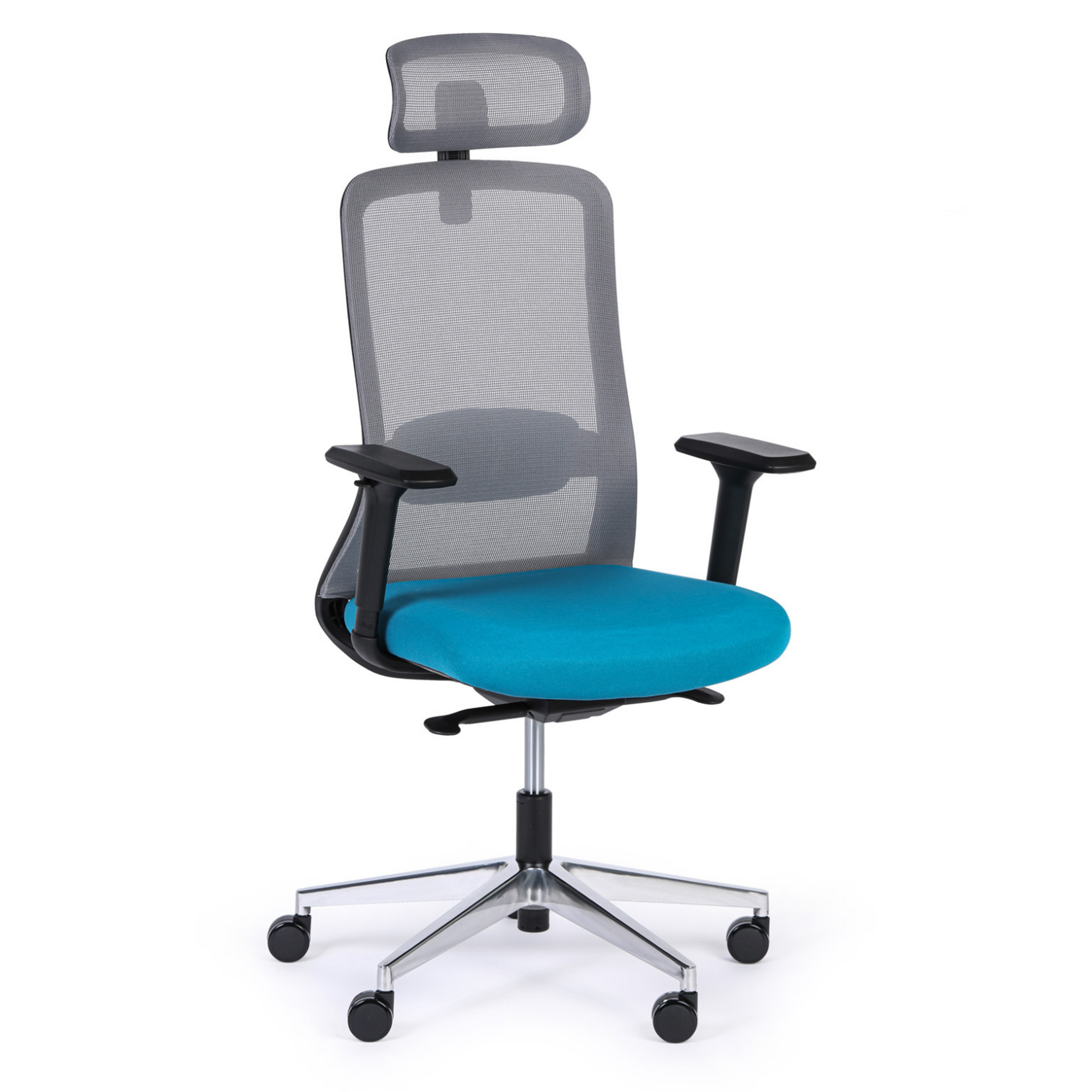 Bürostuhl JILL, blau/grau