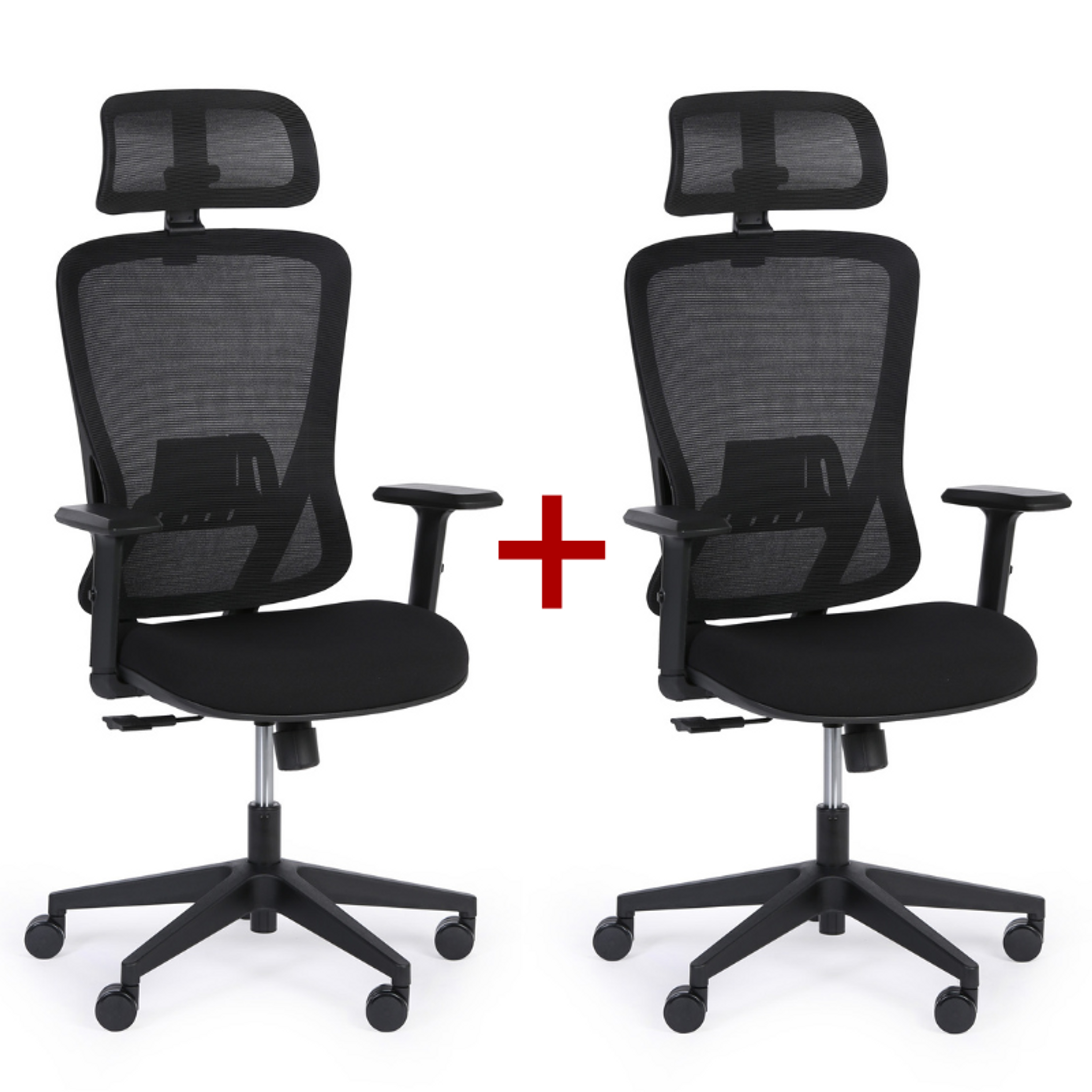 Bürostuhl MARCO 1+1 GRATIS, schwarz
