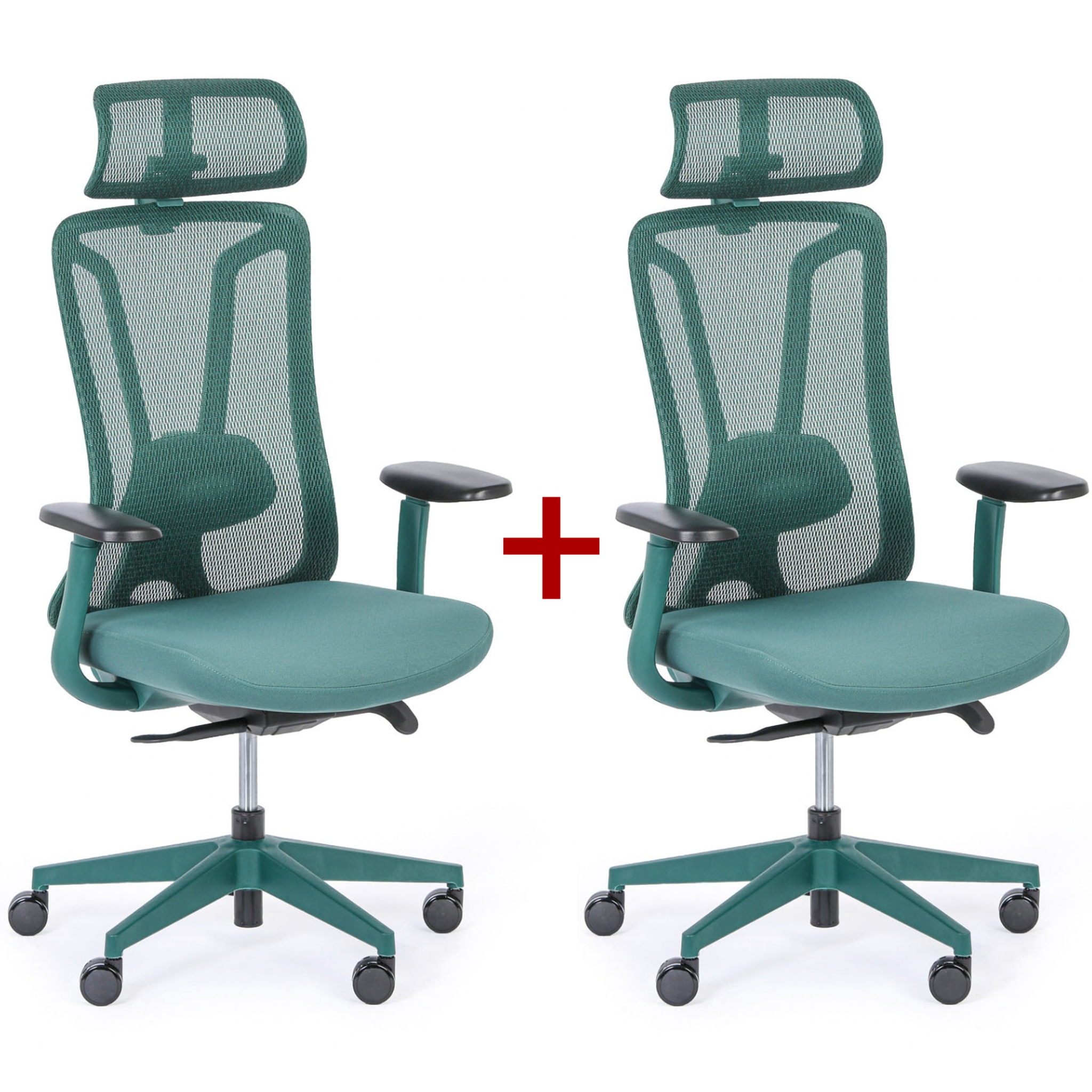 Bürostuhl MIDA 1+1 GRATIS, zelená