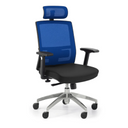 Bürostuhl NED MF 1+1 GRATIS, schwarz/blau