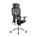 Bürostuhl  WILMOT 1+1 GRATIS, schwarze Konstruktion, schwarz