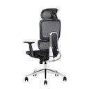 Bürostuhl  WILMOT, schwarze Konstruktion, schwarz
