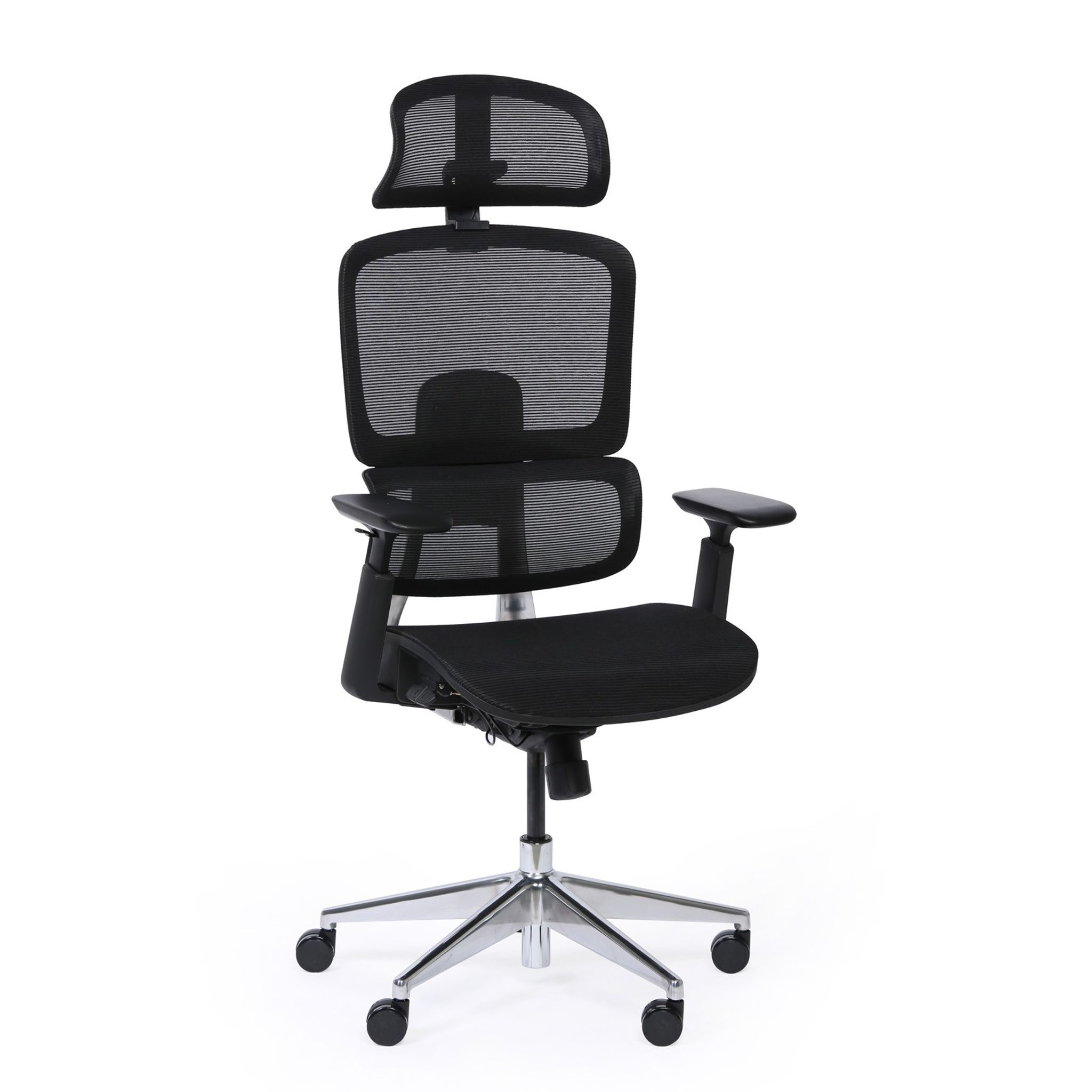 Bürostuhl  WILMOT, schwarze Konstruktion, schwarz