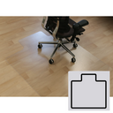Bürostuhlunterlage für Hartböden - Polycarbonat, T-Form, 1340 x 1200 mm