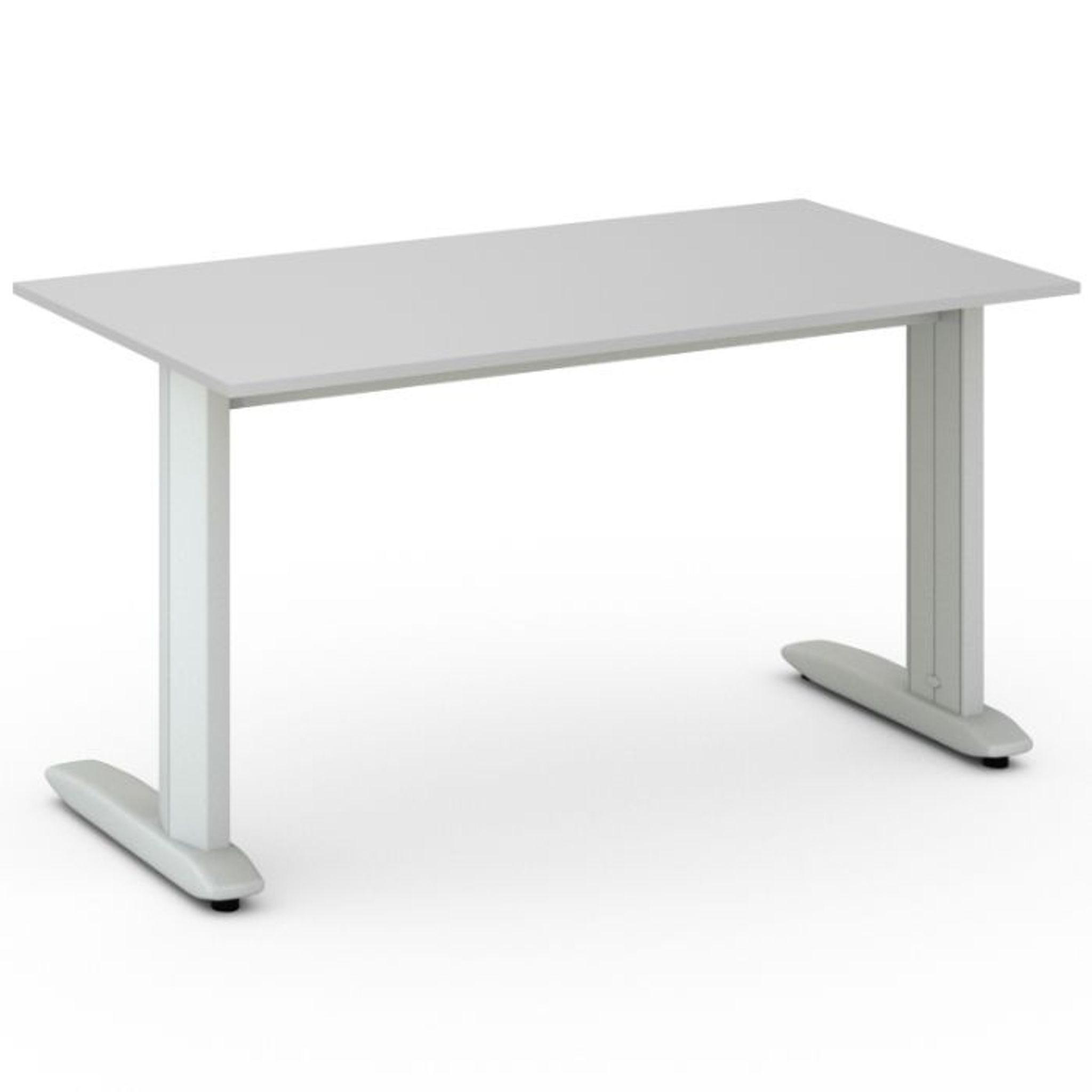 Bürotisch PRIMO FLEXIBLE, 1400 x 800 mm, grau