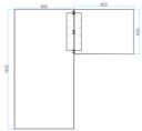 Bürotisch PRIMO FLEXIBLE, 1600 x 1600 mm, Kirschbaum