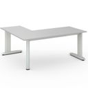 Bürotisch PRIMO FLEXIBLE, 1800 x 1600 mm, grau