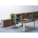 Bürotisch PRIMO FLEXIBLE, 1800 x 1800 mm, Birke