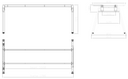 Bürotisch PRIMO GAMMA, 1800 x 900 mm, graues Untergestell, Graphit