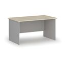 Bürotisch PRIMO GRAY, 1400 x 800 mm, grau/Birke