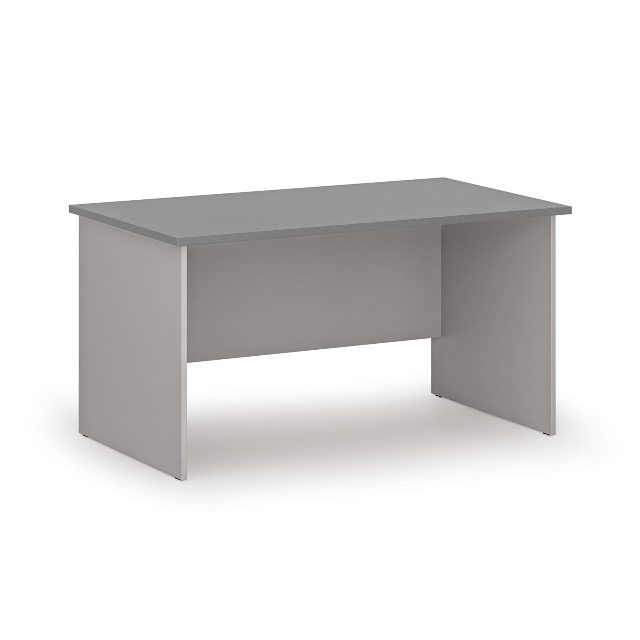 Bürotisch PRIMO GRAY, 1400 x 800 mm, grau/Graphit