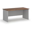 Bürotisch PRIMO GRAY, 160x80 cm, grau/Nussbaum
