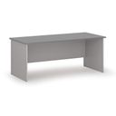 Bürotisch PRIMO GRAY, 1800 x 800 mm, grau/Graphit