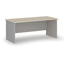 Bürotisch PRIMO GRAY, 180x80 cm, grau/Birke