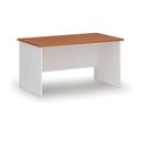 Bürotisch PRIMO WHITE, 140x80 cm, weiß/Kirsche