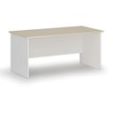 Bürotisch PRIMO WHITE, 1600 x 800 mm, Weiß/Birke