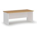 Bürotisch PRIMO WHITE, 1800 x 800 mm, Weiß/Buche