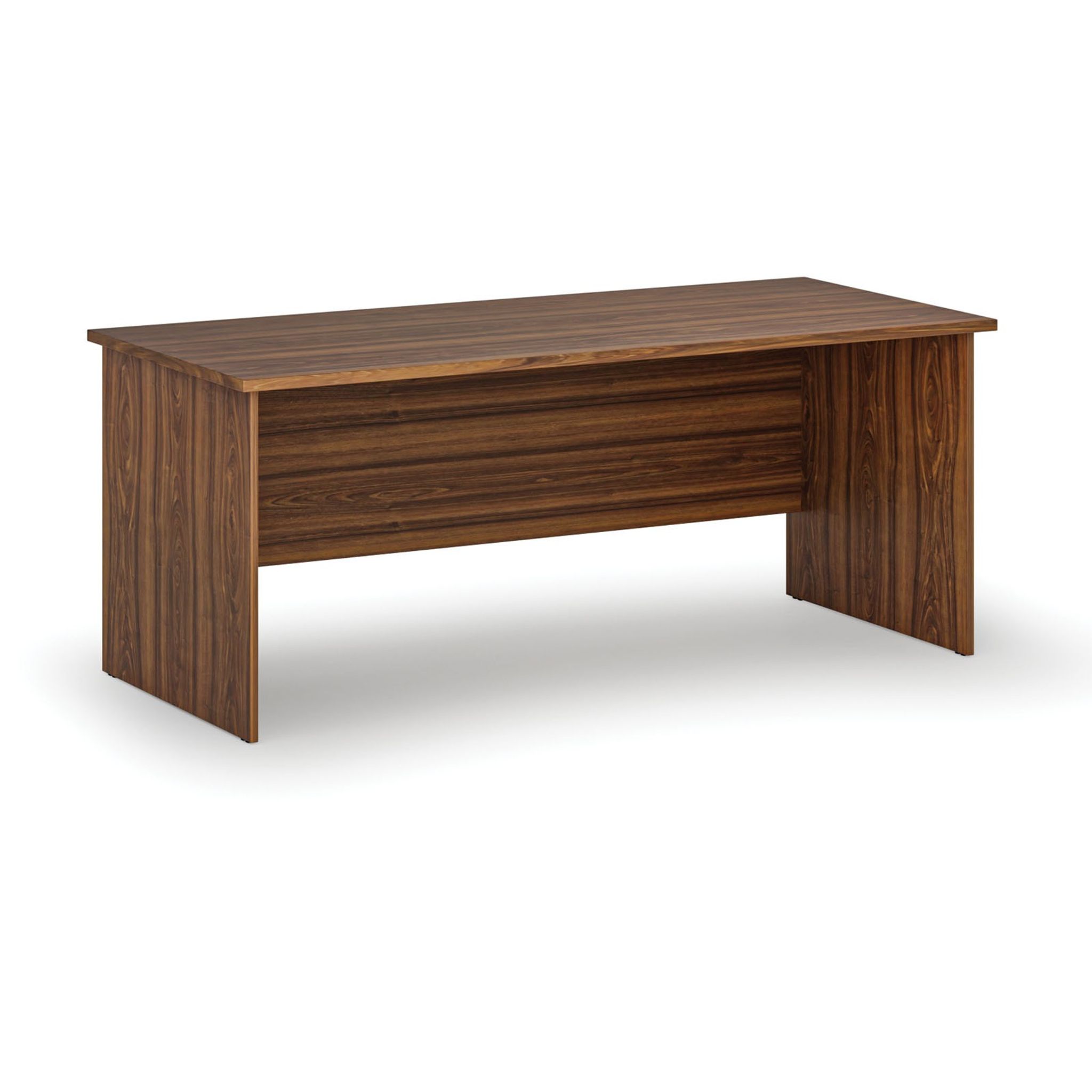 Bürotisch PRIMO WOOD, 180x80 cm, Nussbaum