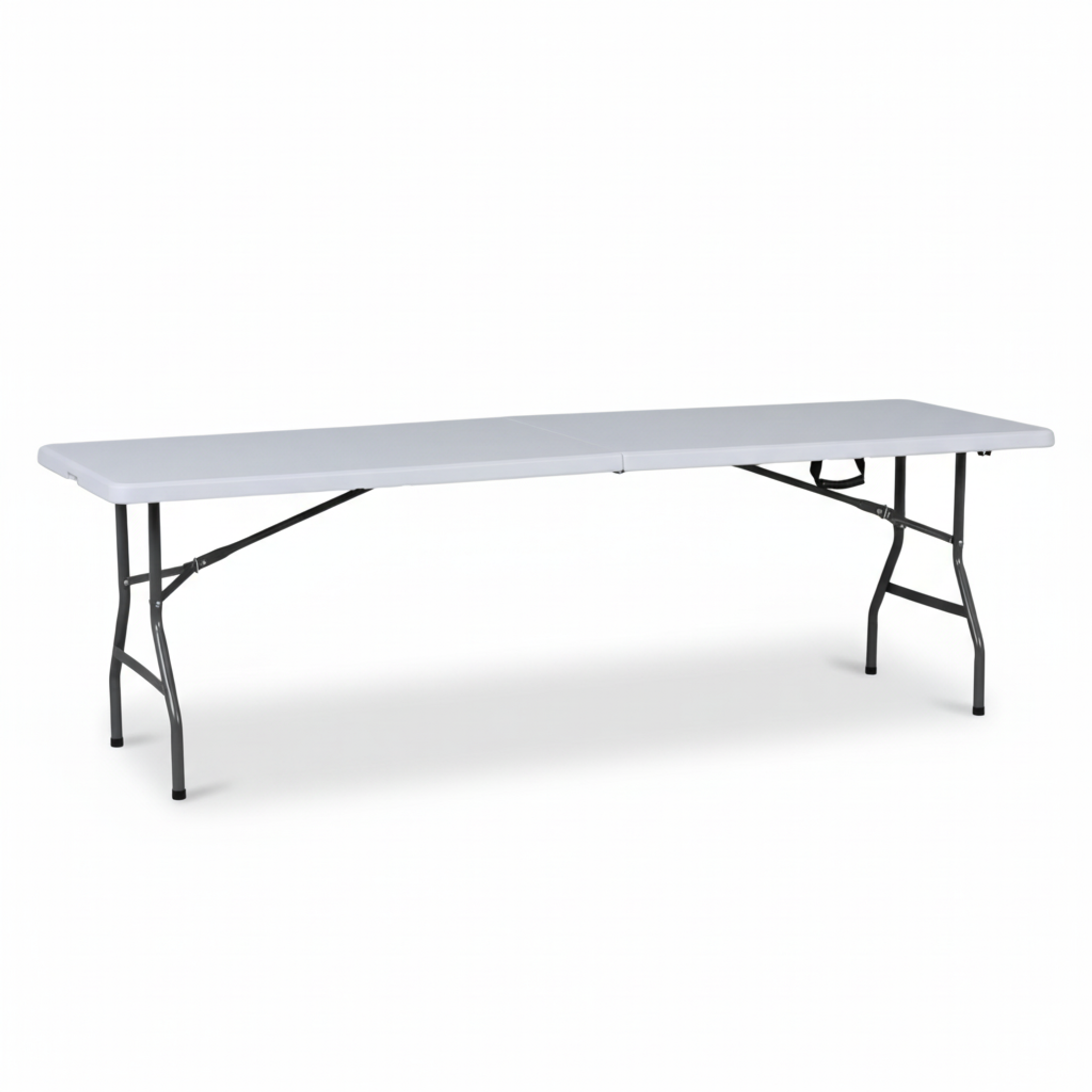 Cateringtisch, 2400 x 750 x 740 mm, klappbare Tischplatte