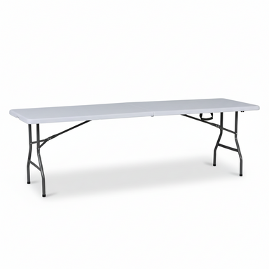 Cateringtisch, 2400 x 750 x 740 mm, klappbare Tischplatte