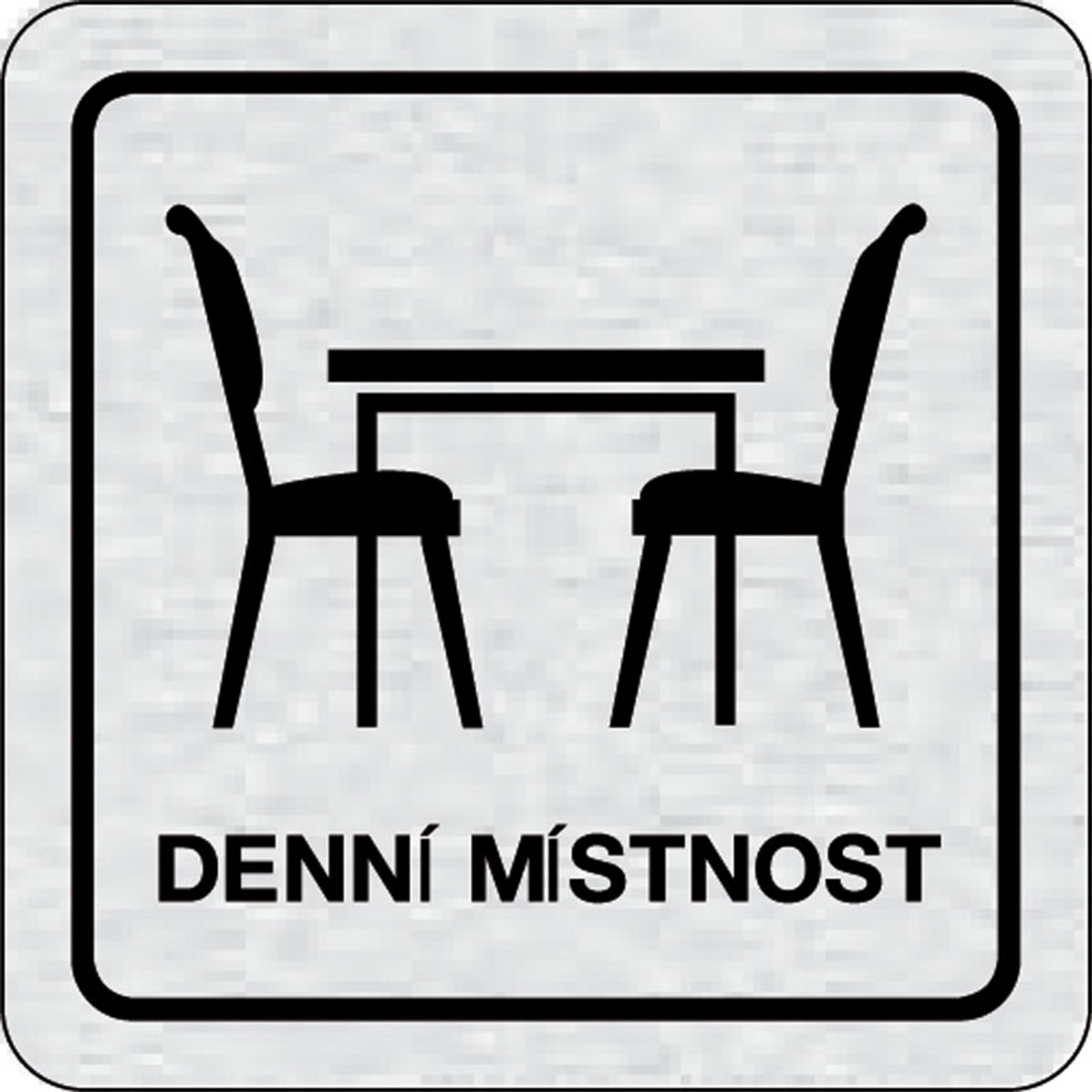 Cedulka na dveře - Denní místnost