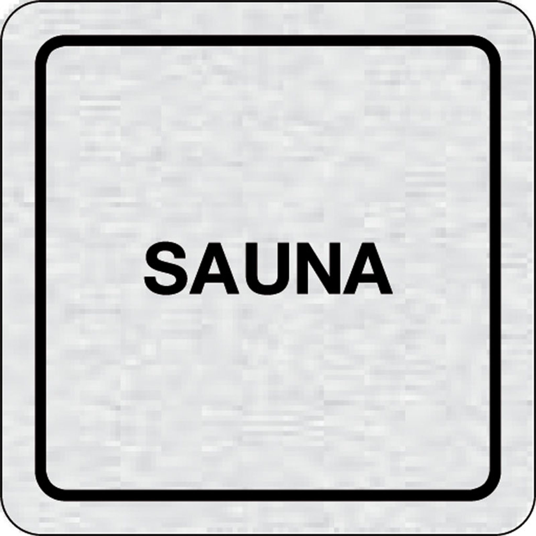 Cedulka na dveře - Sauna