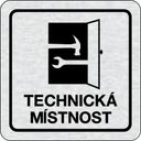 Cedulka na dveře - Technická místnost