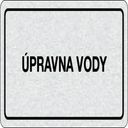 Cedulka na dveře - Úpravna vody