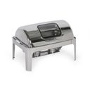 Chafing Dish mit Rolltop-Deckel mit Sichtfenster, 635 x 425 x 440 mm, 9 l