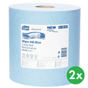 Czyściwo Tork Advanced 440 Performance, Combi rolka, niebieska, szerokość 235 mm, 2 szt.