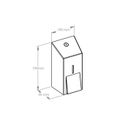 Dávkovač tekutého mýdla MERIDA 400 ml, černý