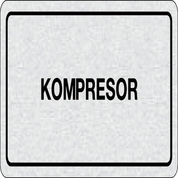 Cedulka na dveře - Kompresor