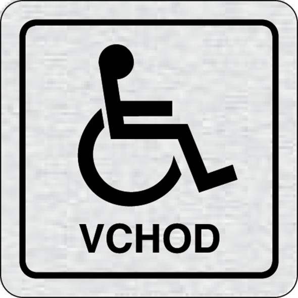 Cedulka na dveře - Vchod pro invalidy